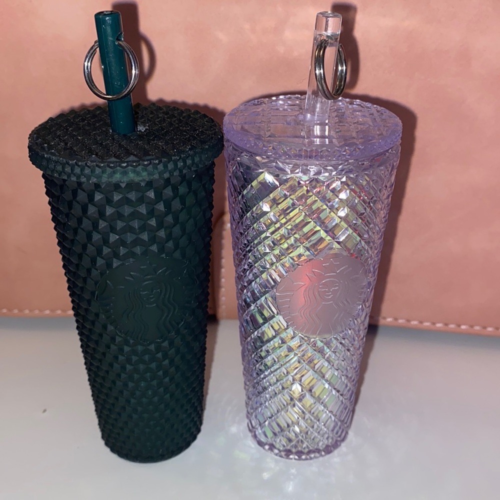 Starbucks keychain duo